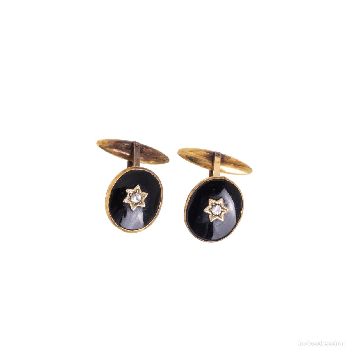 Joyeria: PAR DE GEMELOS DE ORO - Foto 1