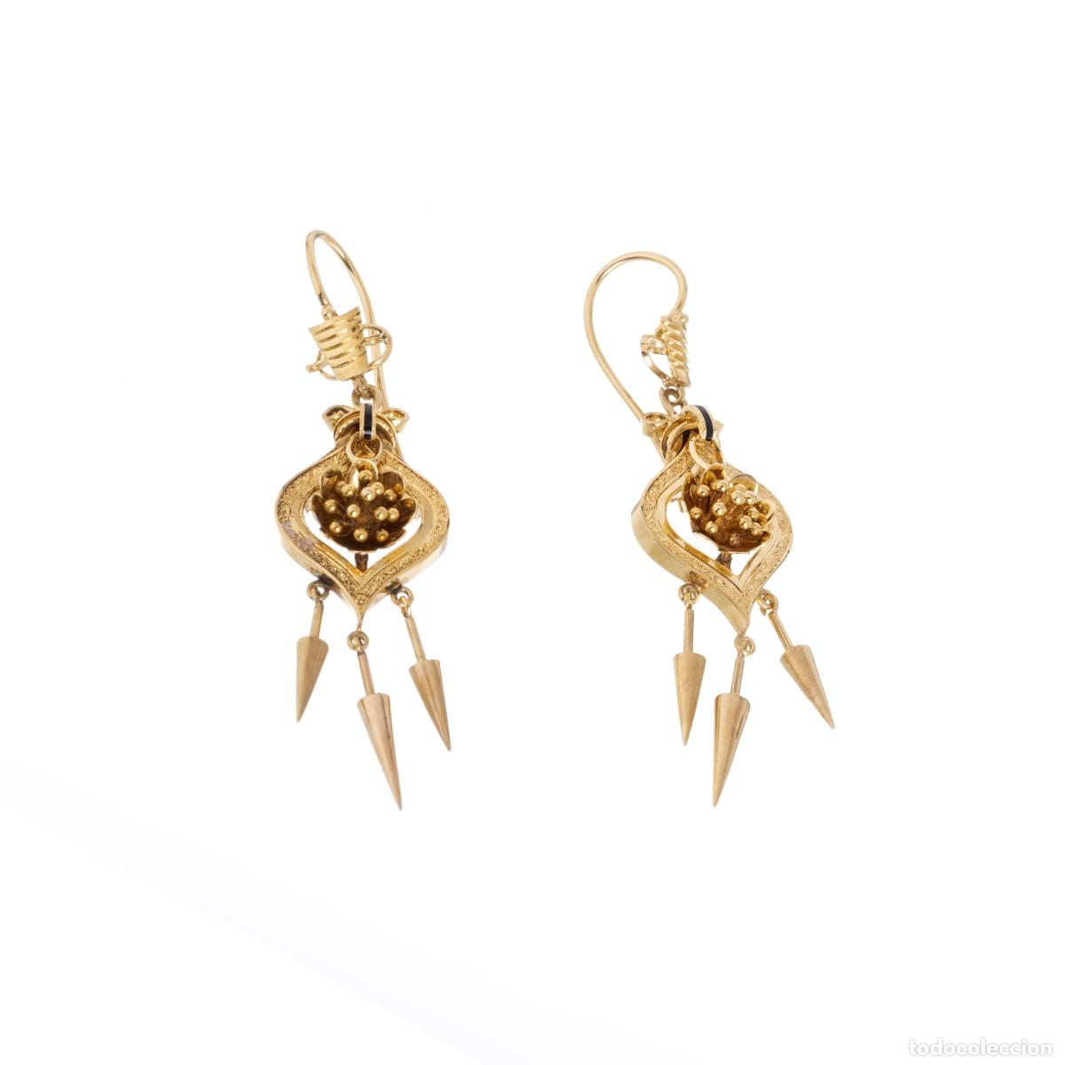 Joyeria: PAR DE PENDIENTES DE ORO - Foto 1