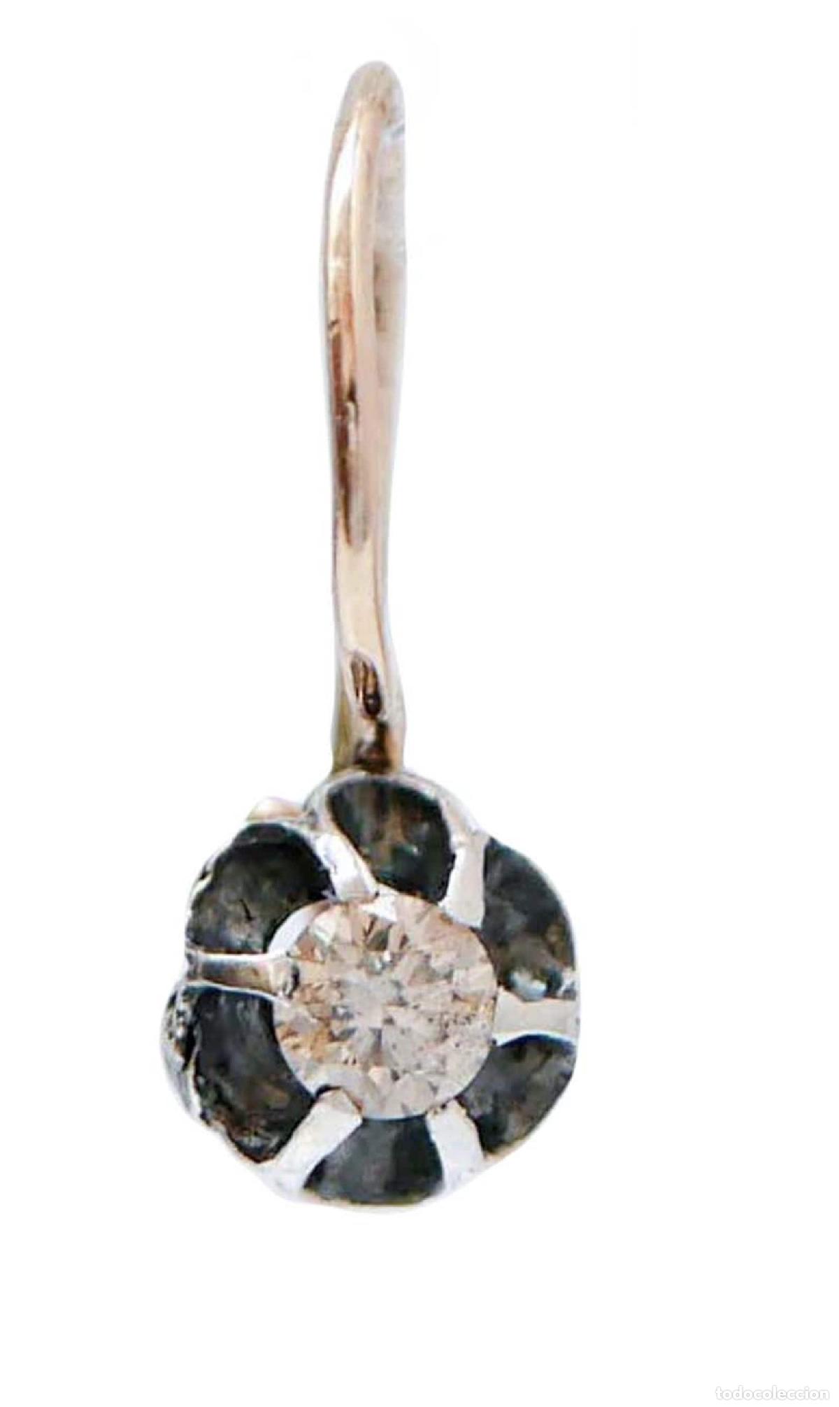 Joyeria: Pendientes de diamantes, oro rosa y plata - Foto 5