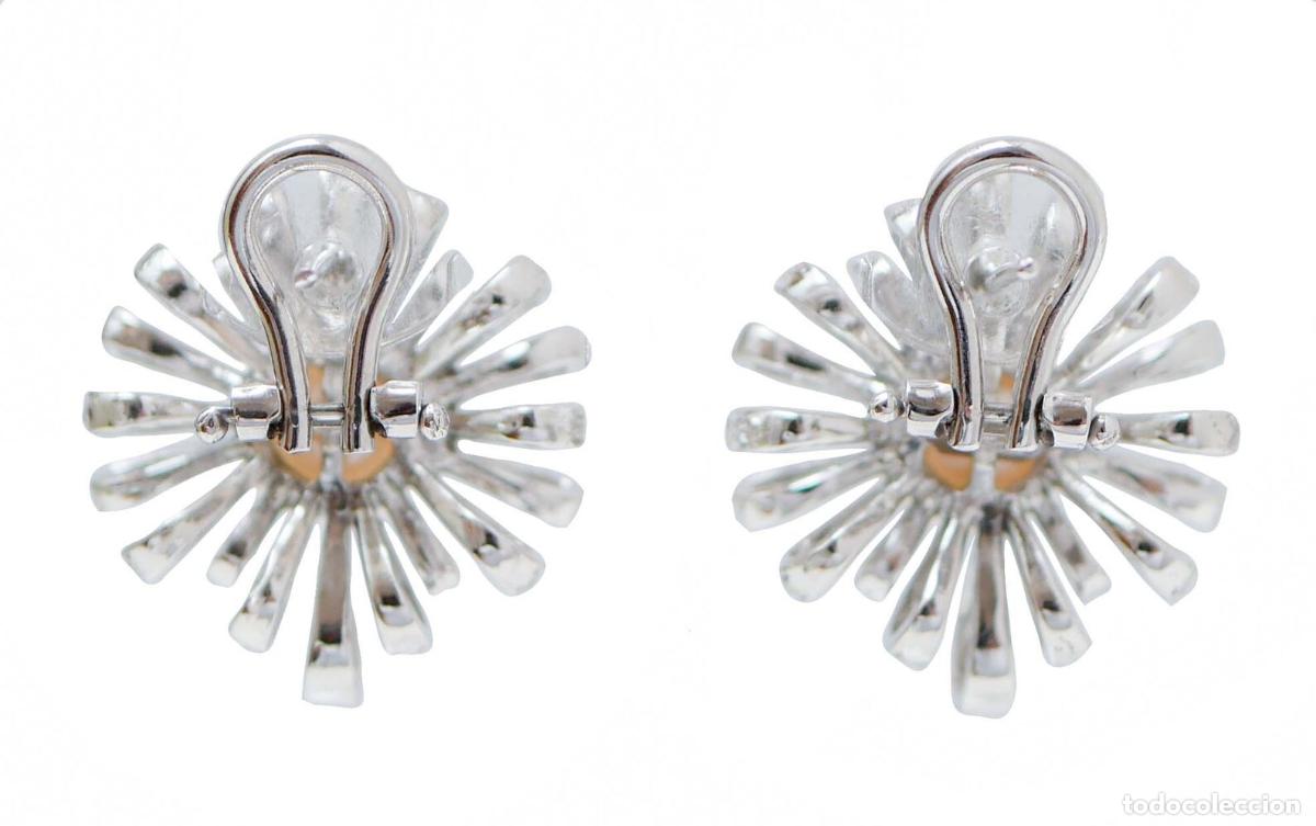 Joyeria: Pendientes de perlas, diamantes y oro blanco - Foto 4