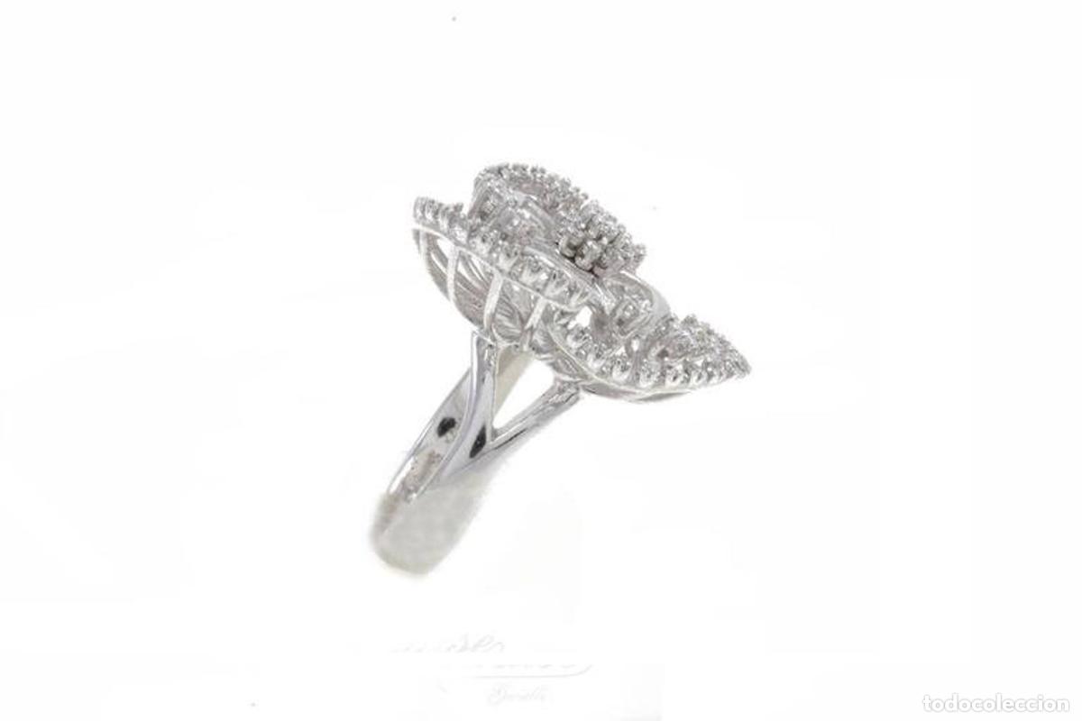Joyeria: Anillo de moda de oro blanco de 18 kt - Foto 4