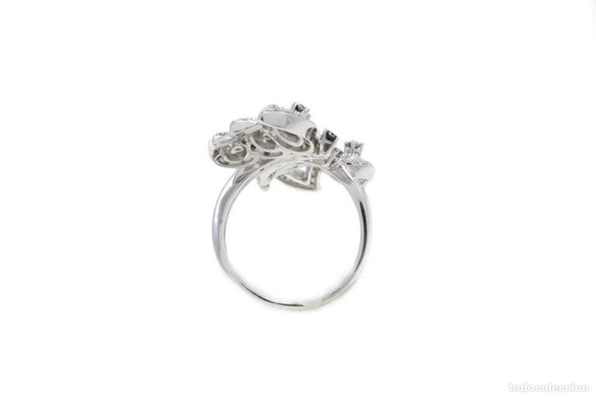 Joyeria: Anillo de oro de 18 kt con diamantes de moda - Foto 3