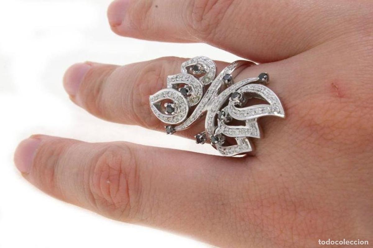 Joyeria: Anillo de oro de 18 kt con diamantes de moda - Foto 6