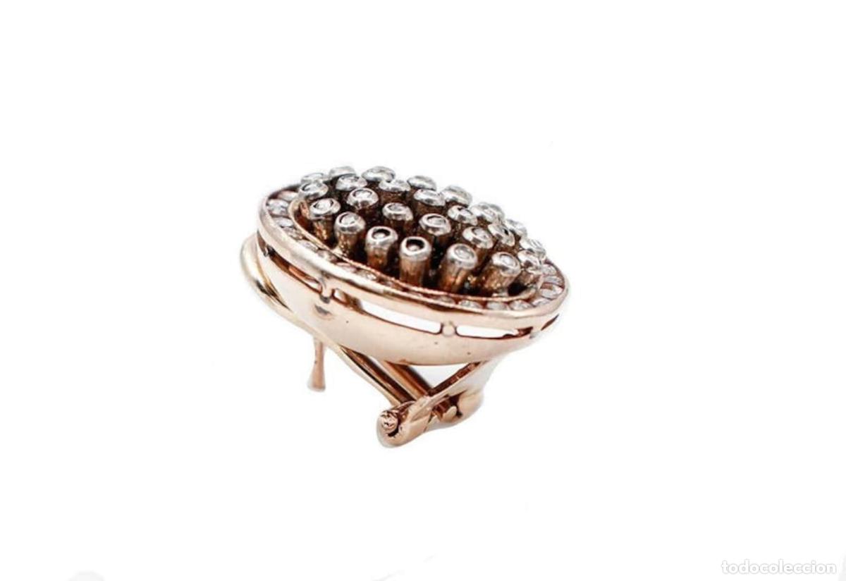 Joyeria: Pendientes de diamantes, oro rosa y plata - Foto 4