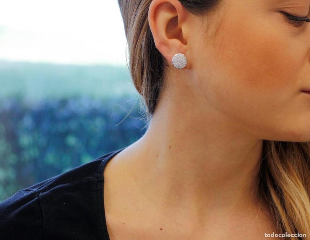 Joyeria: Pendientes de oro blanco de 18 quilates con diamantes - Foto 3
