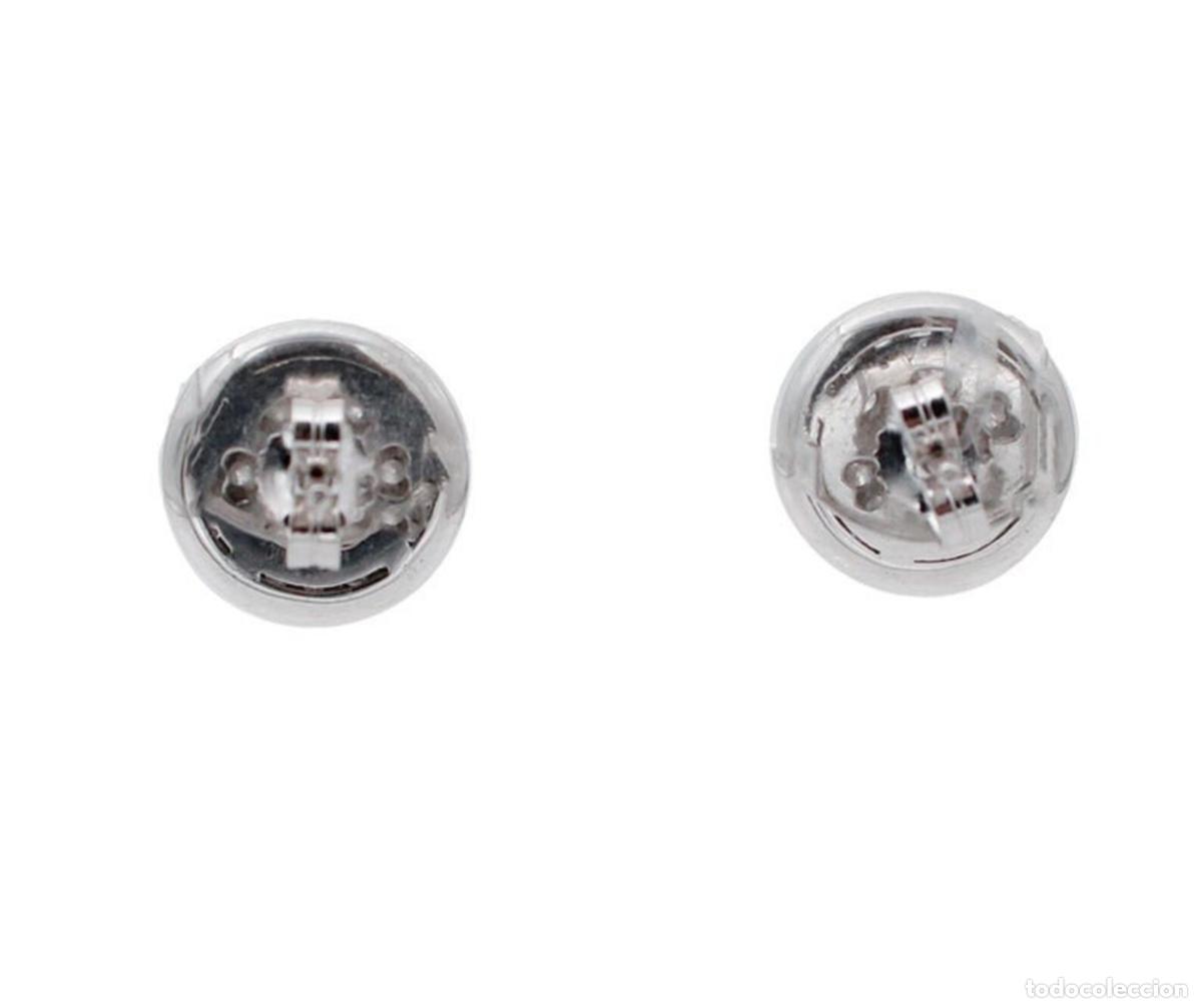 Joyeria: Pendientes de oro blanco de 18 quilates con diamantes - Foto 4