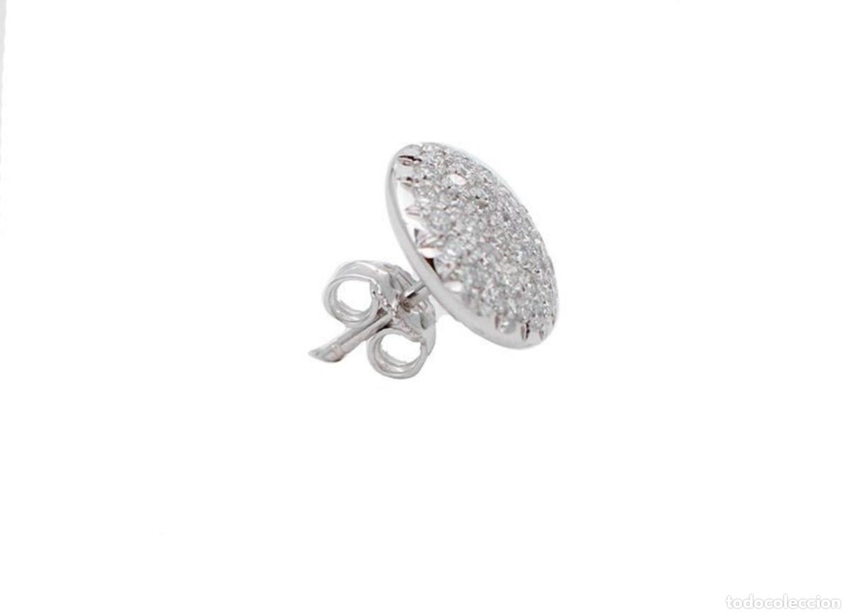 Joyeria: Pendientes de oro blanco de 18 quilates con diamantes - Foto 5