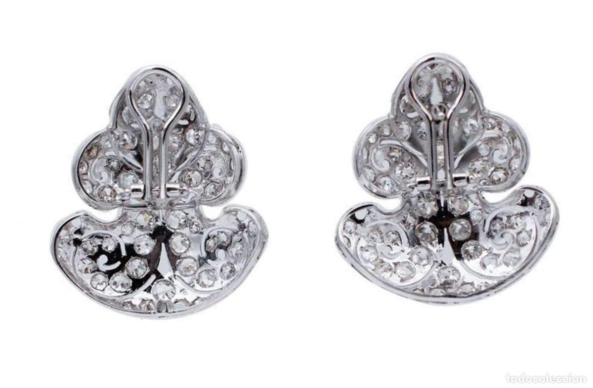 Joyeria: Pendientes de diamantes y platino - Foto 2