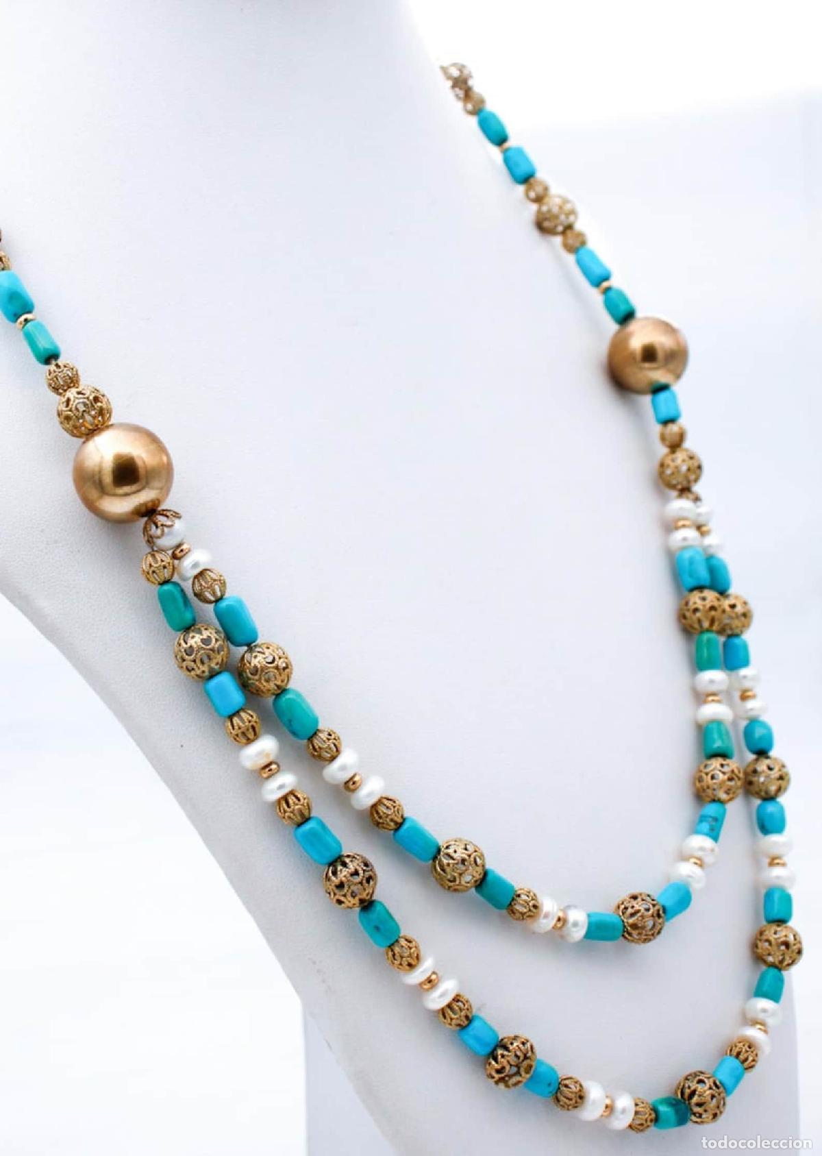 Joyeria: Collar de piedras duras, oro y plata - Foto 5