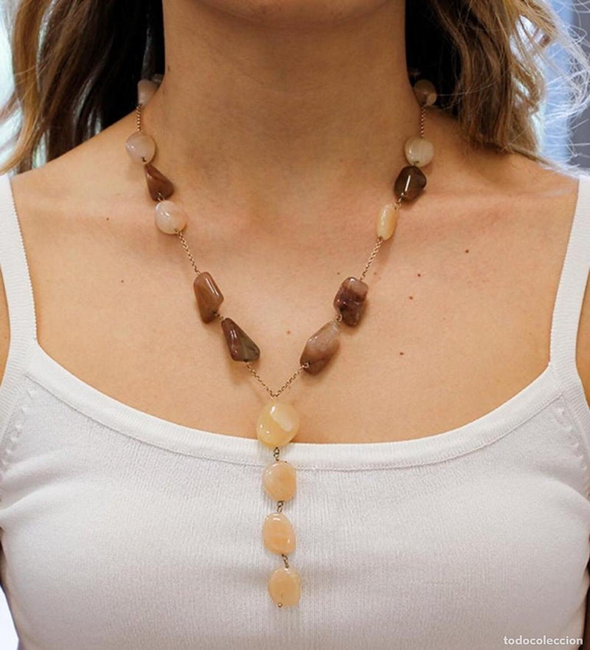 Joyeria: Collar de piedras y oro rosa - Foto 5