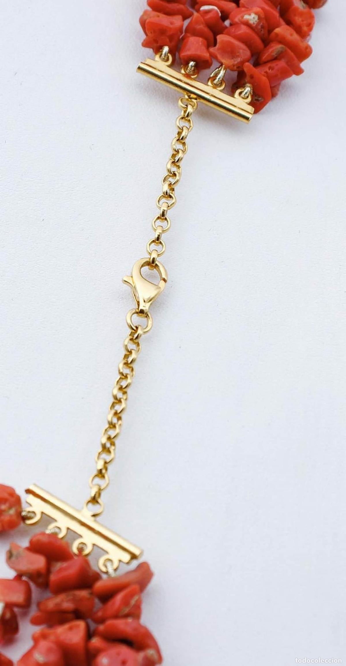 Joyeria: Collar de coral de varias hebras - Foto 3