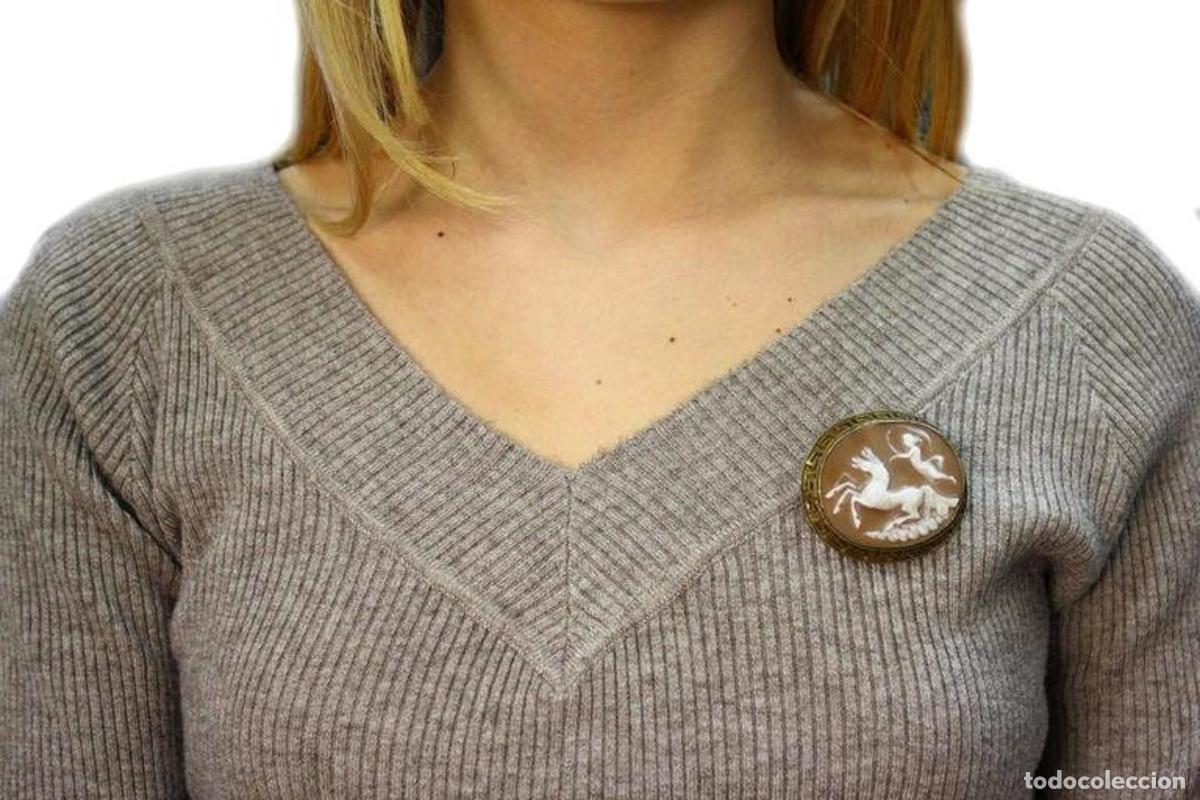 Joyeria: Broche de oro con camafeo - Foto 4