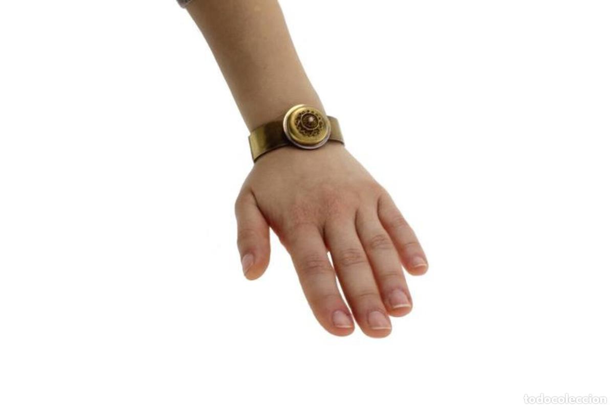 Joyeria: Brazalete de perlas doradas - Foto 6
