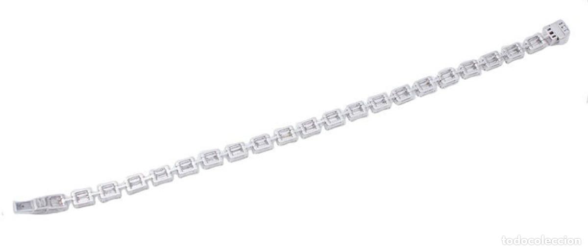 Joyeria: Pulsera de diamantes y oro blanco de 18 quilates - Foto 2