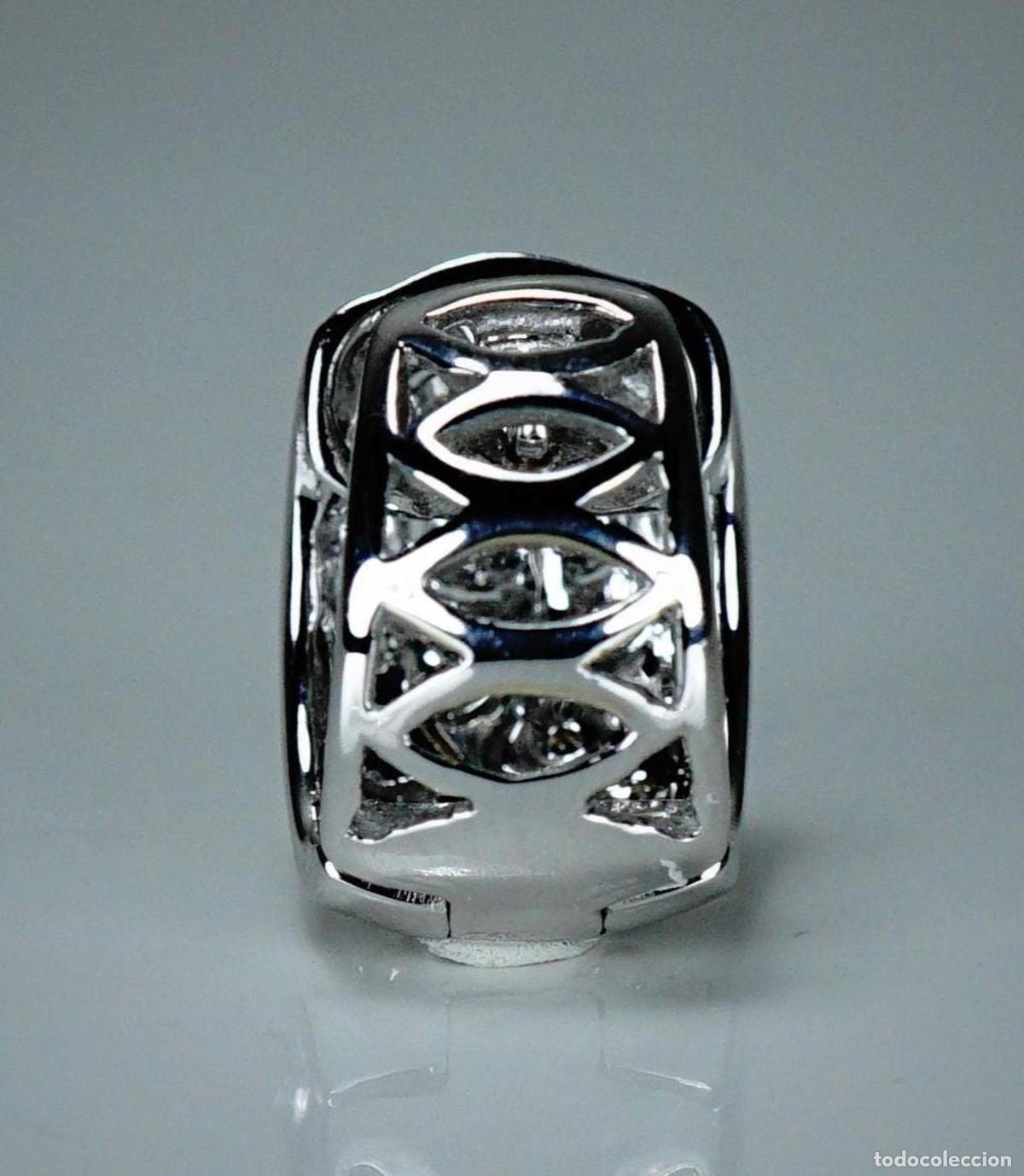 Joyeria: Pendientes de aro vintage de oro con diamantes - Foto 6