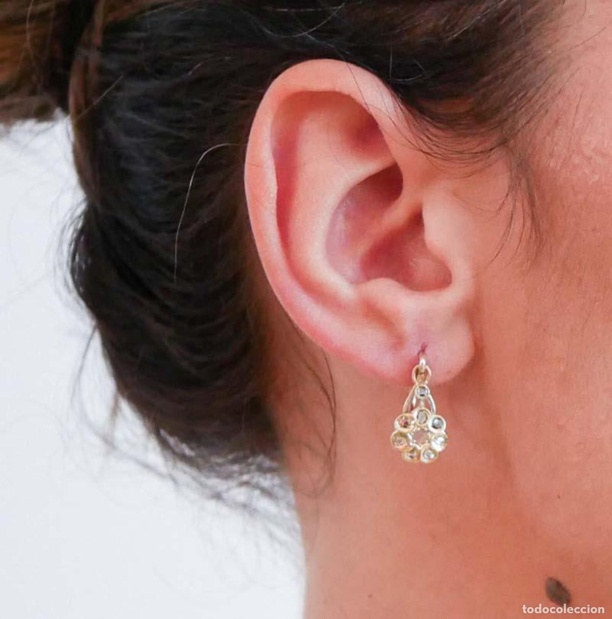 Joyeria: Pendientes de diamantes y oro rosa - Foto 2