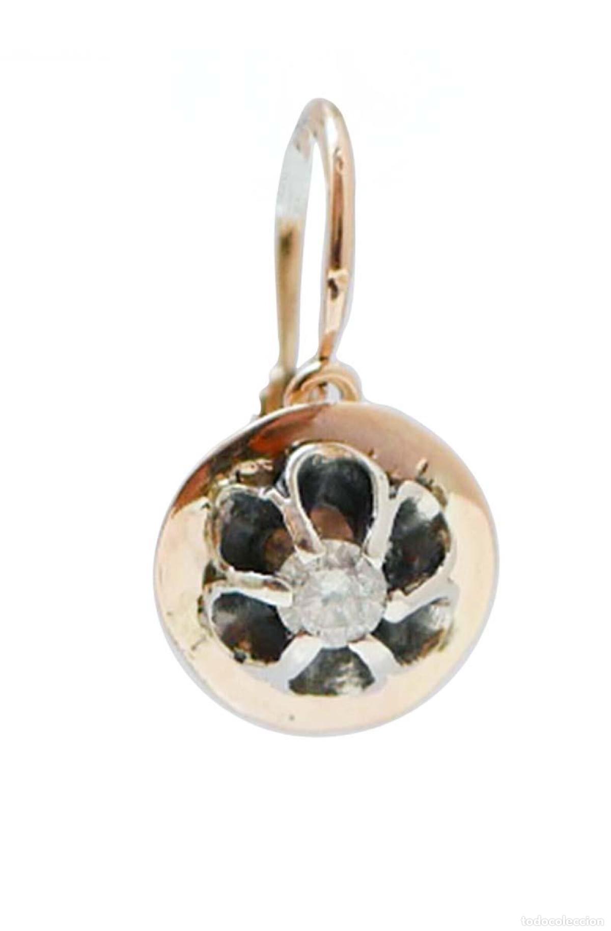 Joyeria: Pendientes de diamantes, oro rosa y plata - Foto 3