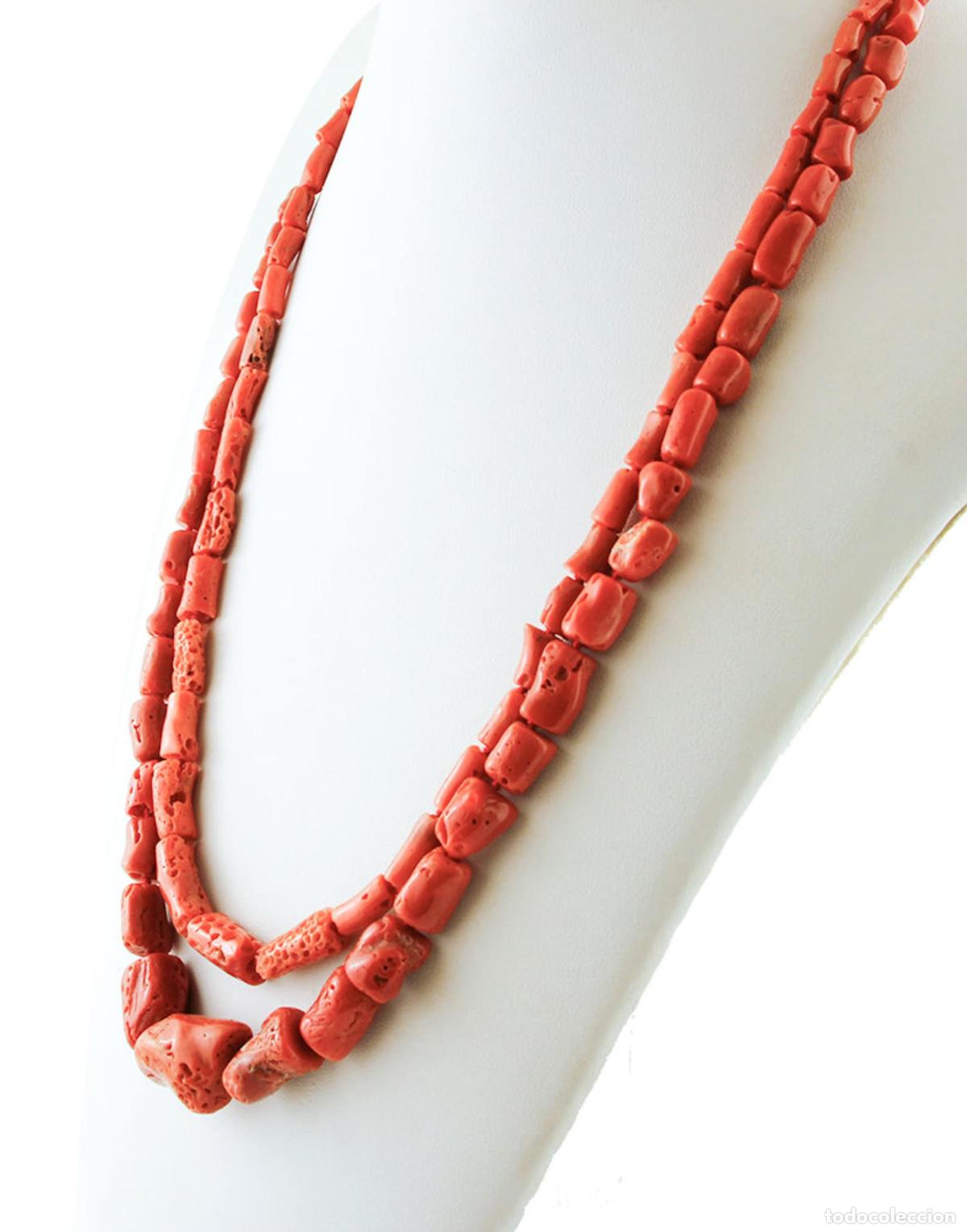 Joyeria: Collar de coral de dos hilos - Foto 5