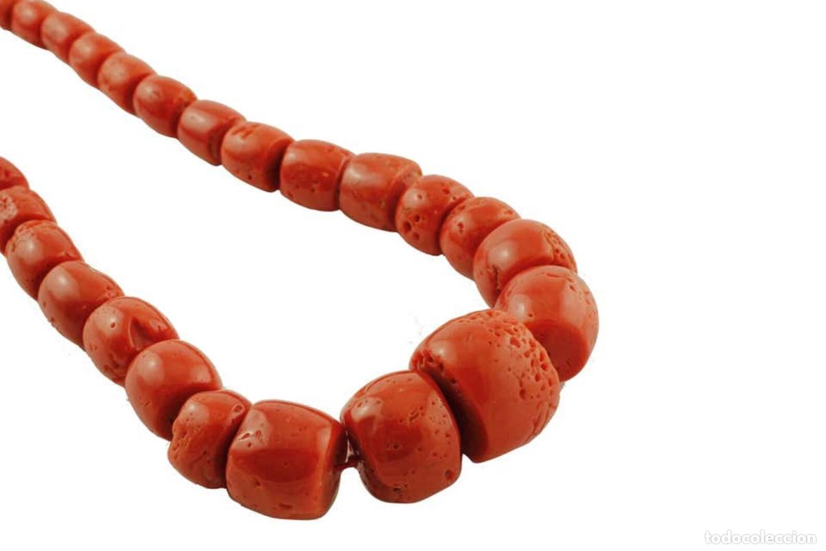 Joyeria: Collar largo de coral rojo - Foto 5
