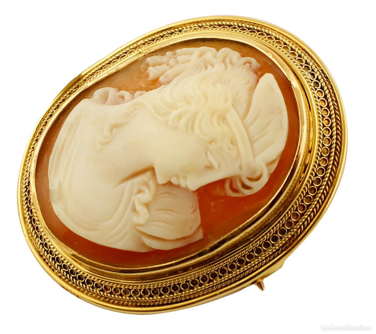 Joyeria: Broche de camafeo, oro amarillo de 18 quilates - Foto 8