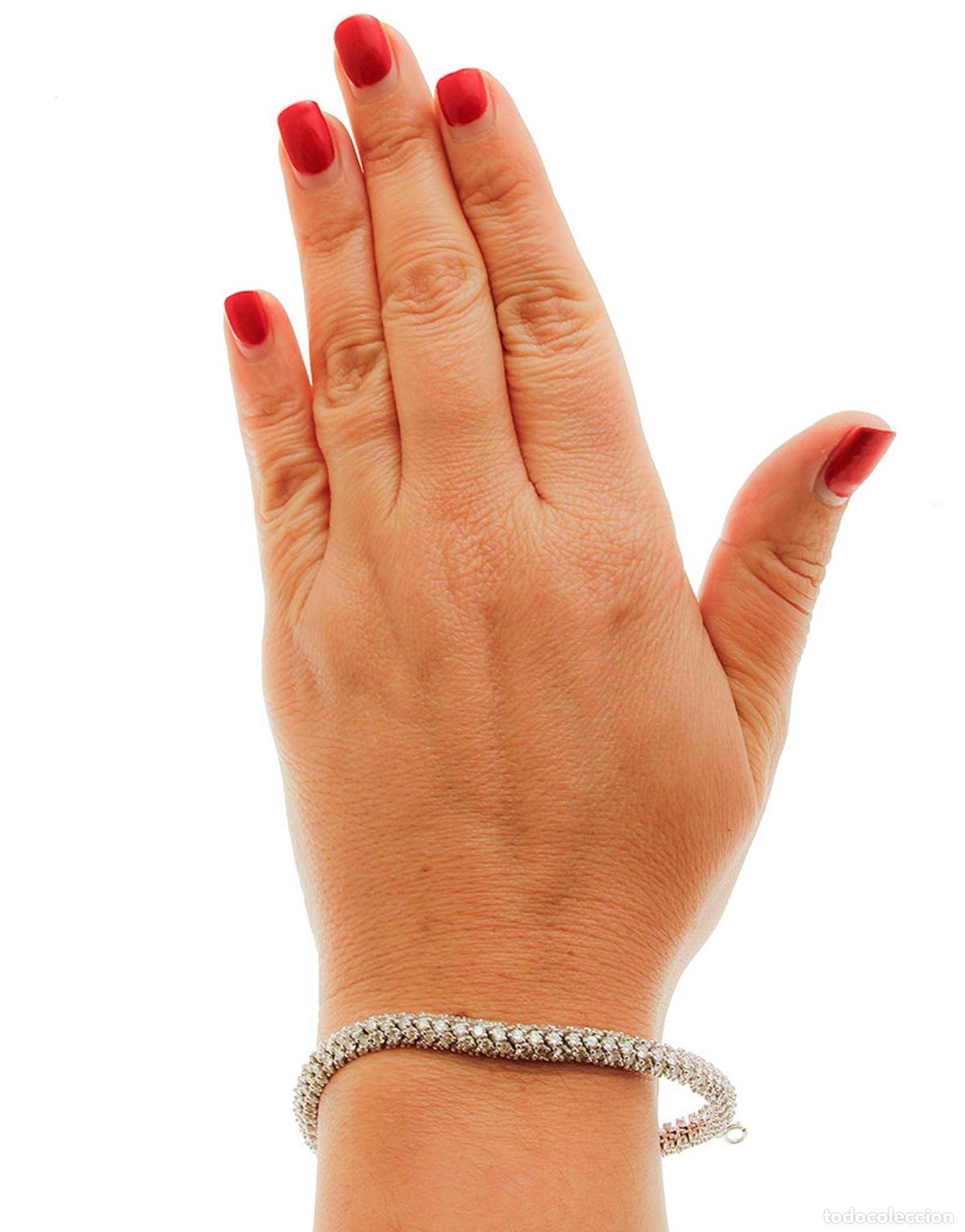 Joyeria: Pulsera de diamantes en oro blanco - Foto 4