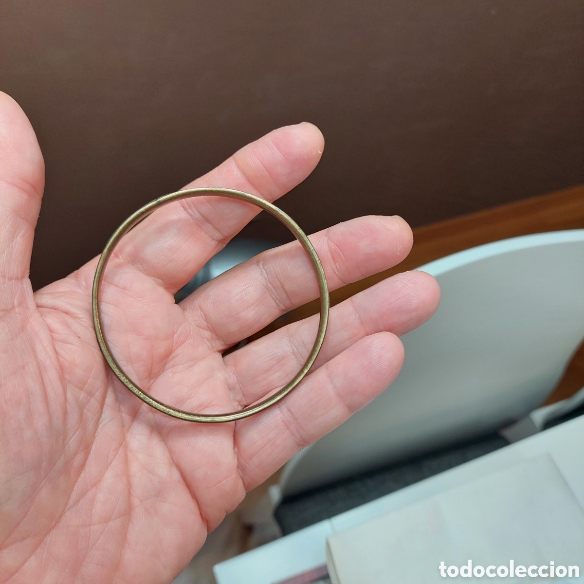 Joyeria: Brazalete dorado y nacar. - Foto 4