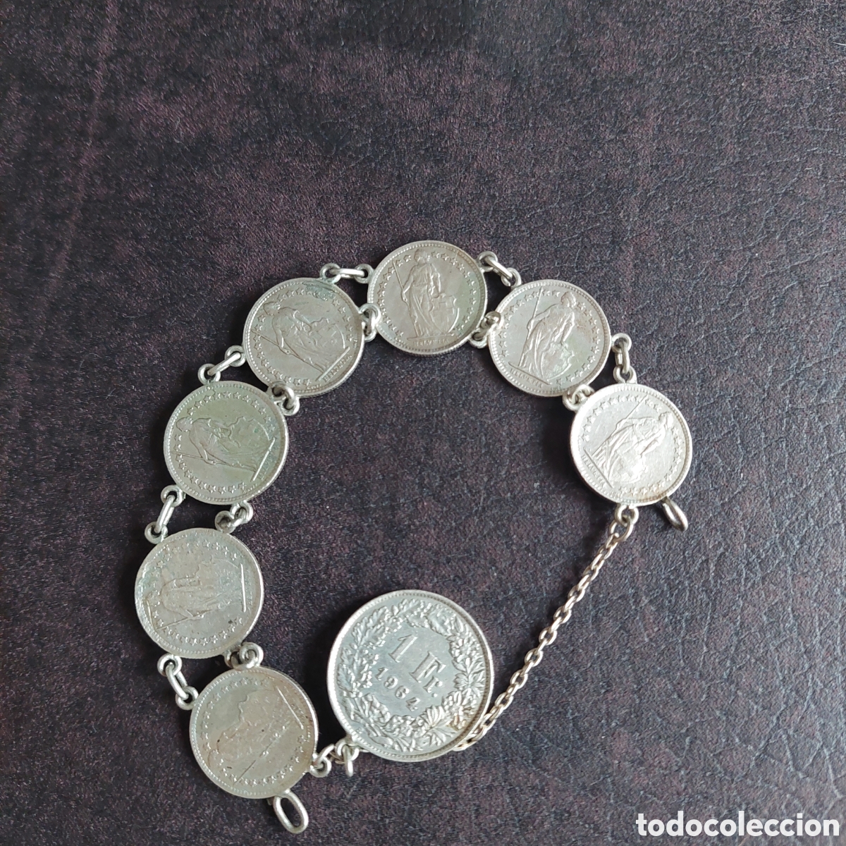 Joyeria: Pulsera de monedas plata. - Foto 4