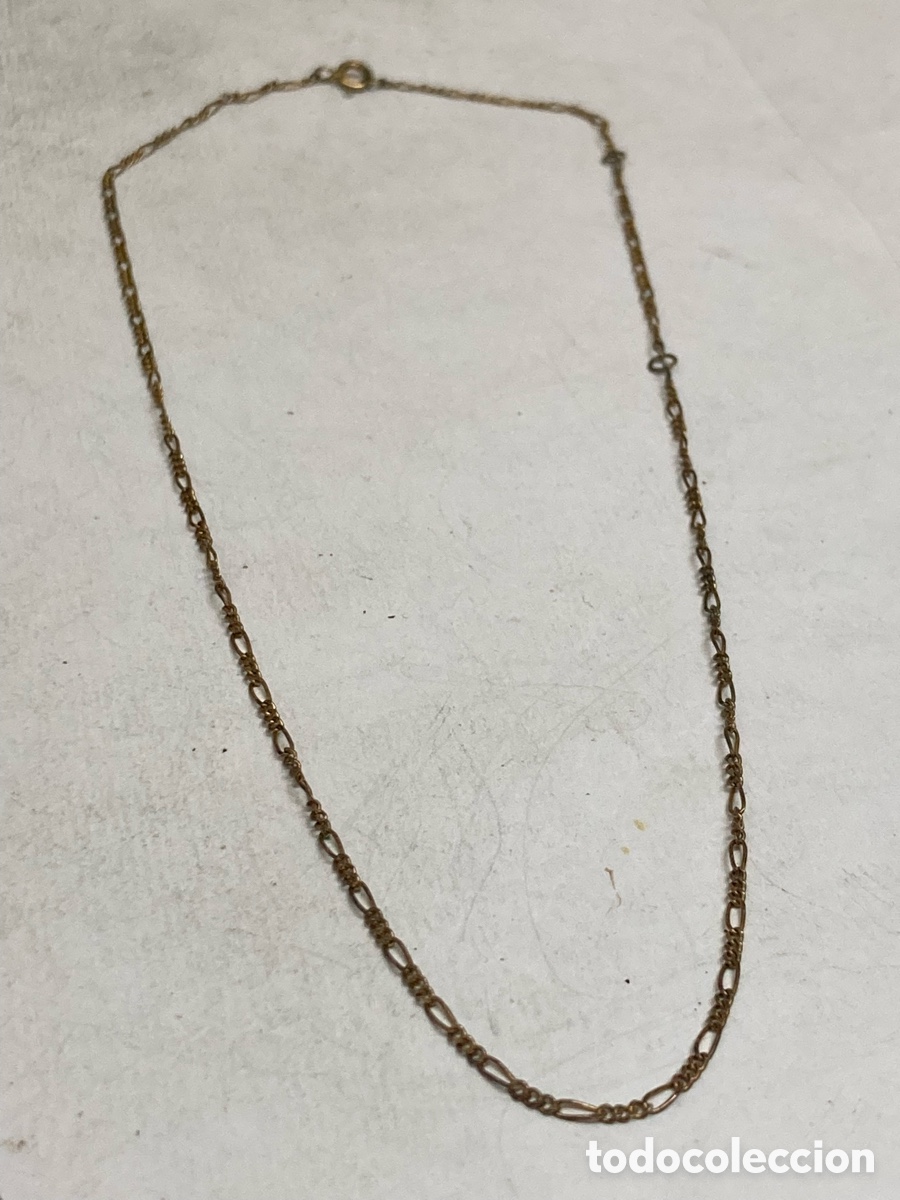 Joyeria: Cadena de plata chapado oro /CA367-2 - Foto 1