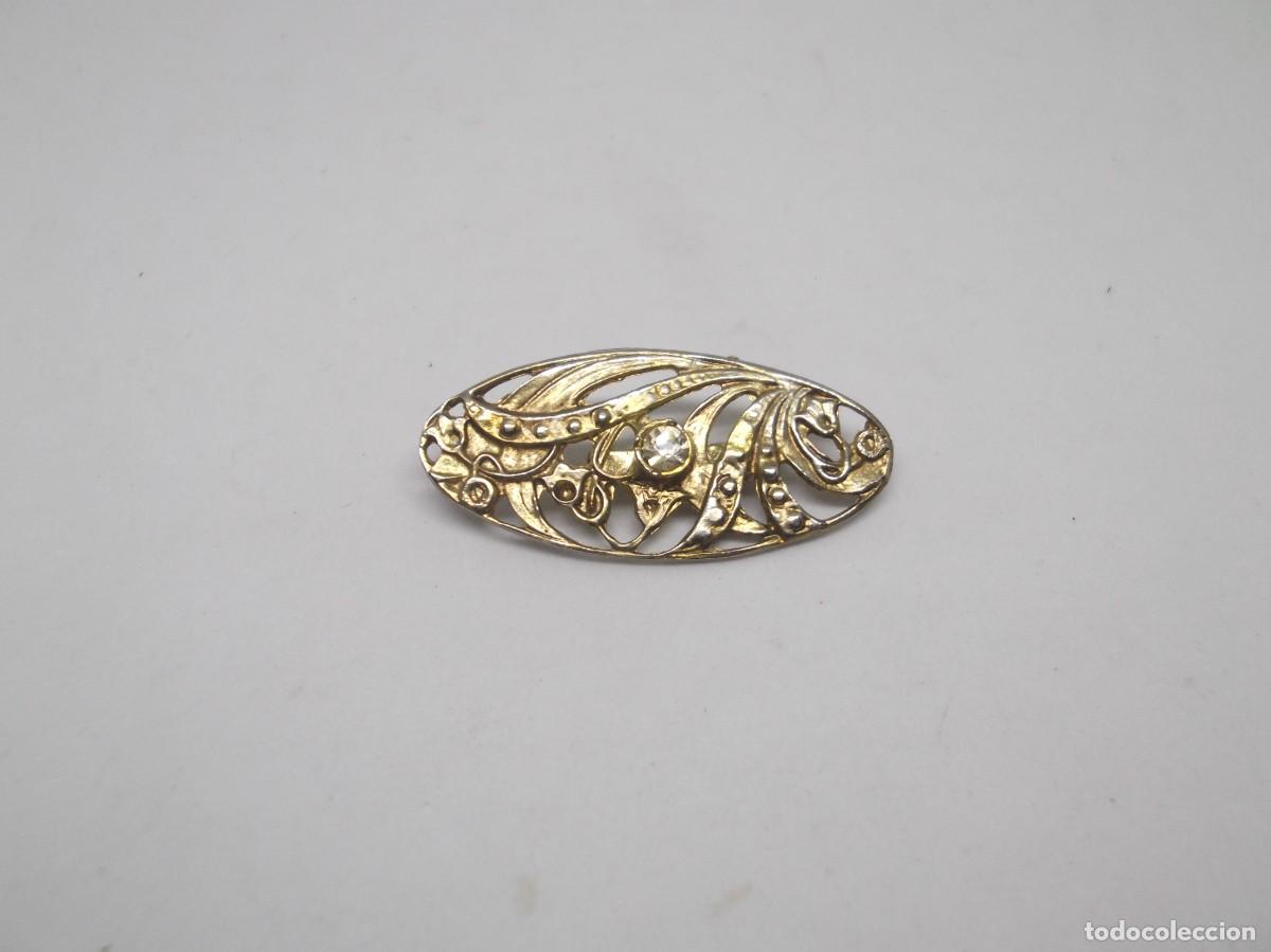 Joyeria: Aguja broche dorado.Vintage - Foto 2