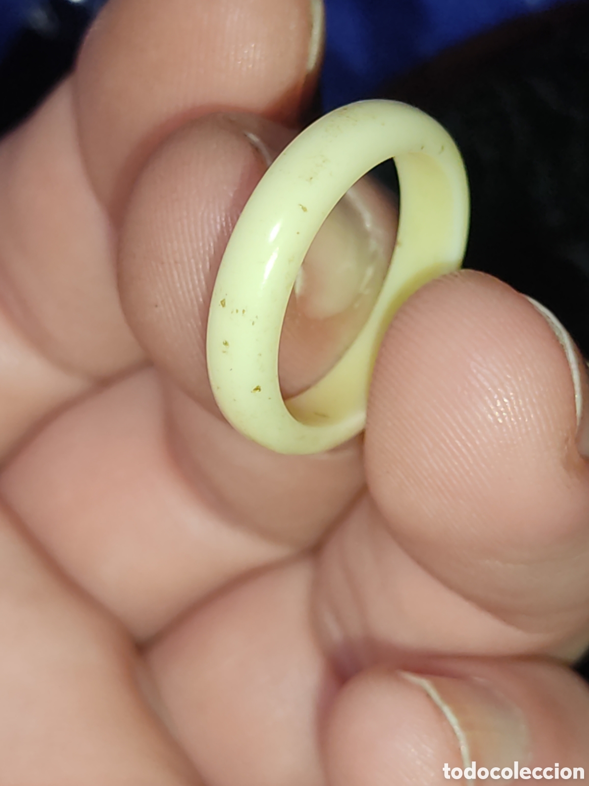 Joyeria: Antigua alianza de hueso. - Foto 5