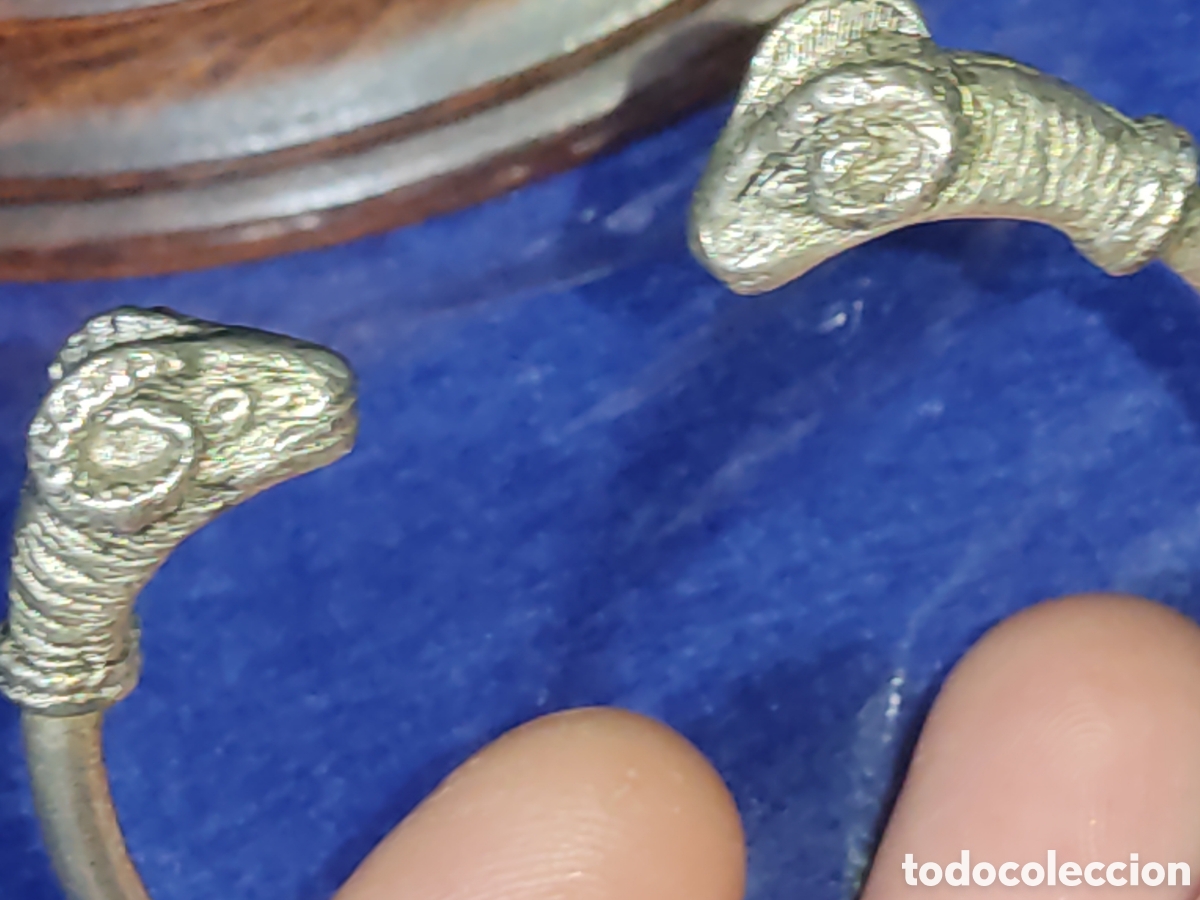 Joyeria: Pulsera cabezas de macho Cabrio.Vintage. - Foto 4