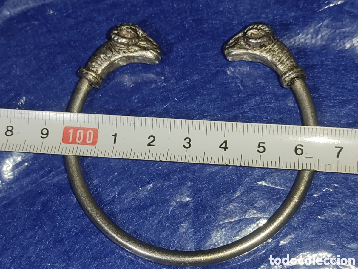 Joyeria: Pulsera cabezas de macho Cabrio.Vintage. - Foto 5