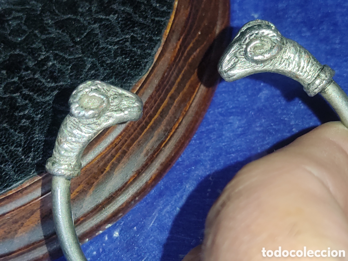 Joyeria: Pulsera cabezas de macho Cabrio.Vintage. - Foto 7
