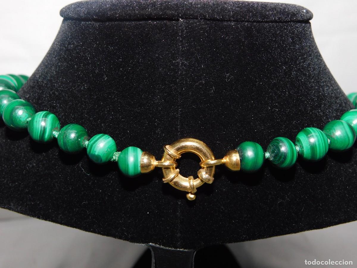 Joyeria: COLLAR MALAQUITA Y ORO - Foto 3