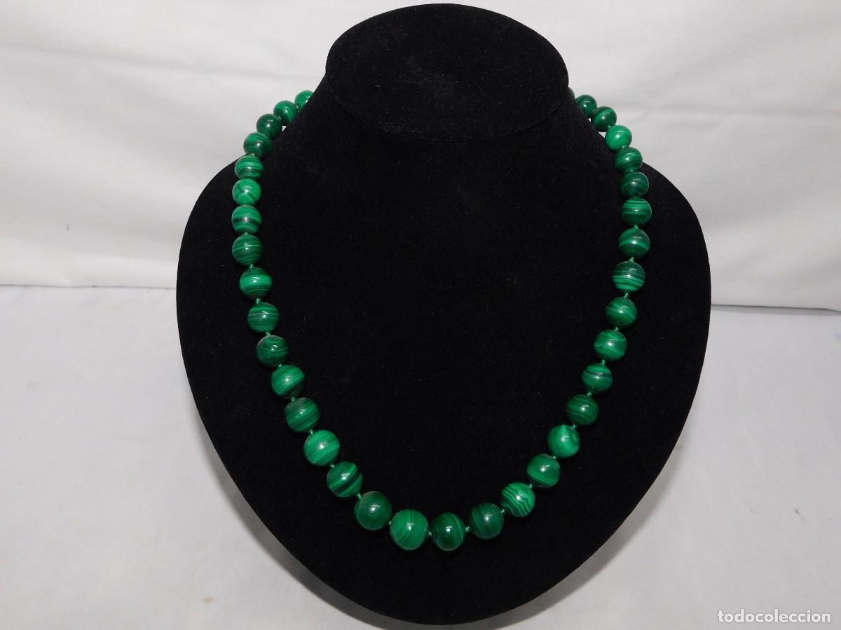 Joyeria: COLLAR MALAQUITA Y ORO - Foto 4