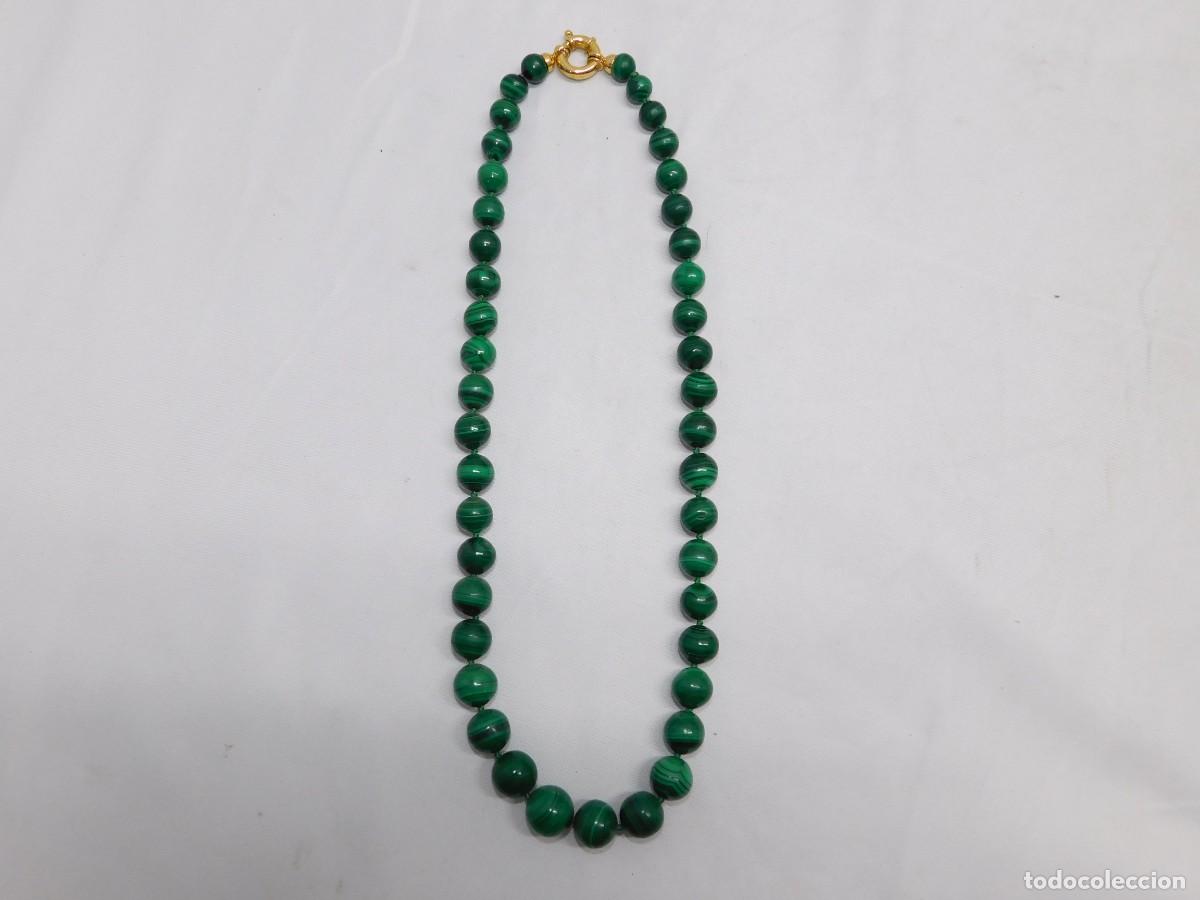 Joyeria: COLLAR MALAQUITA Y ORO - Foto 5