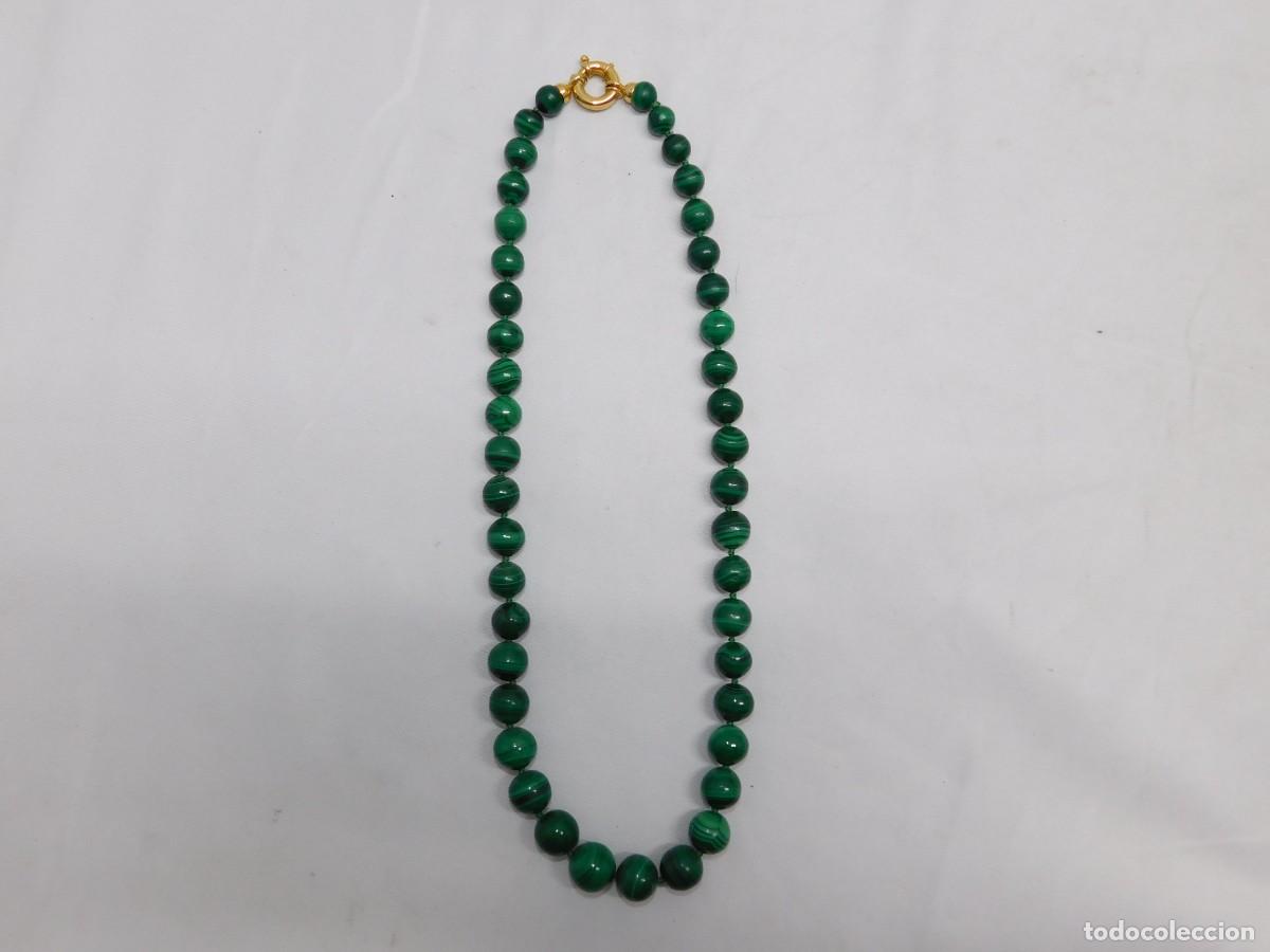 Joyeria: COLLAR MALAQUITA Y ORO - Foto 6