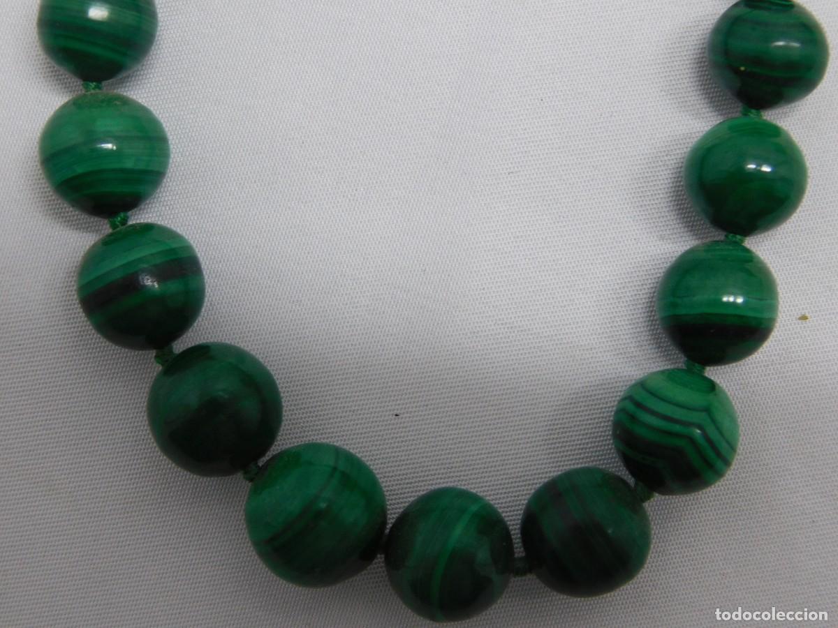Joyeria: COLLAR MALAQUITA Y ORO - Foto 9