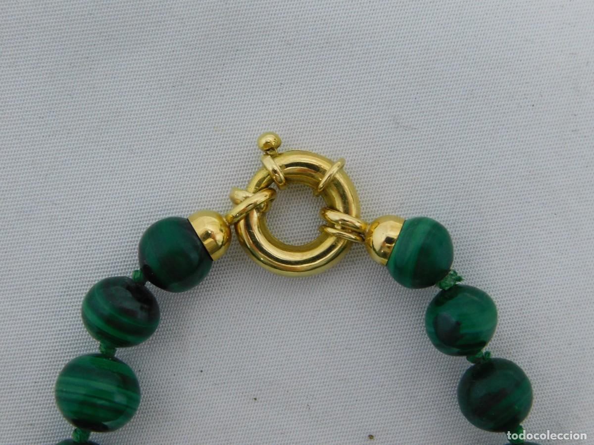 Joyeria: COLLAR MALAQUITA Y ORO - Foto 10