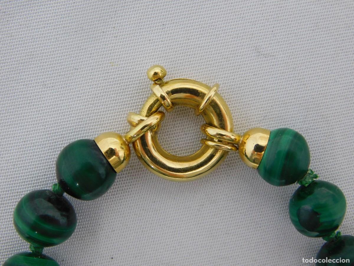 Joyeria: COLLAR MALAQUITA Y ORO - Foto 11