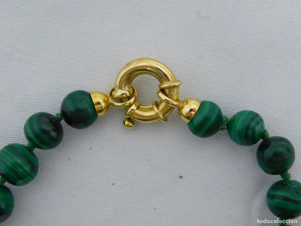 Joyeria: COLLAR MALAQUITA Y ORO - Foto 12