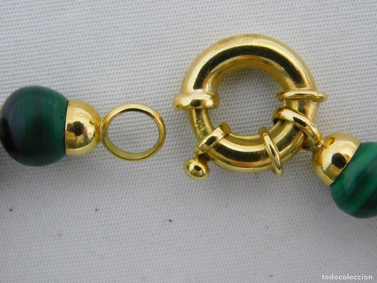Joyeria: COLLAR MALAQUITA Y ORO - Foto 14