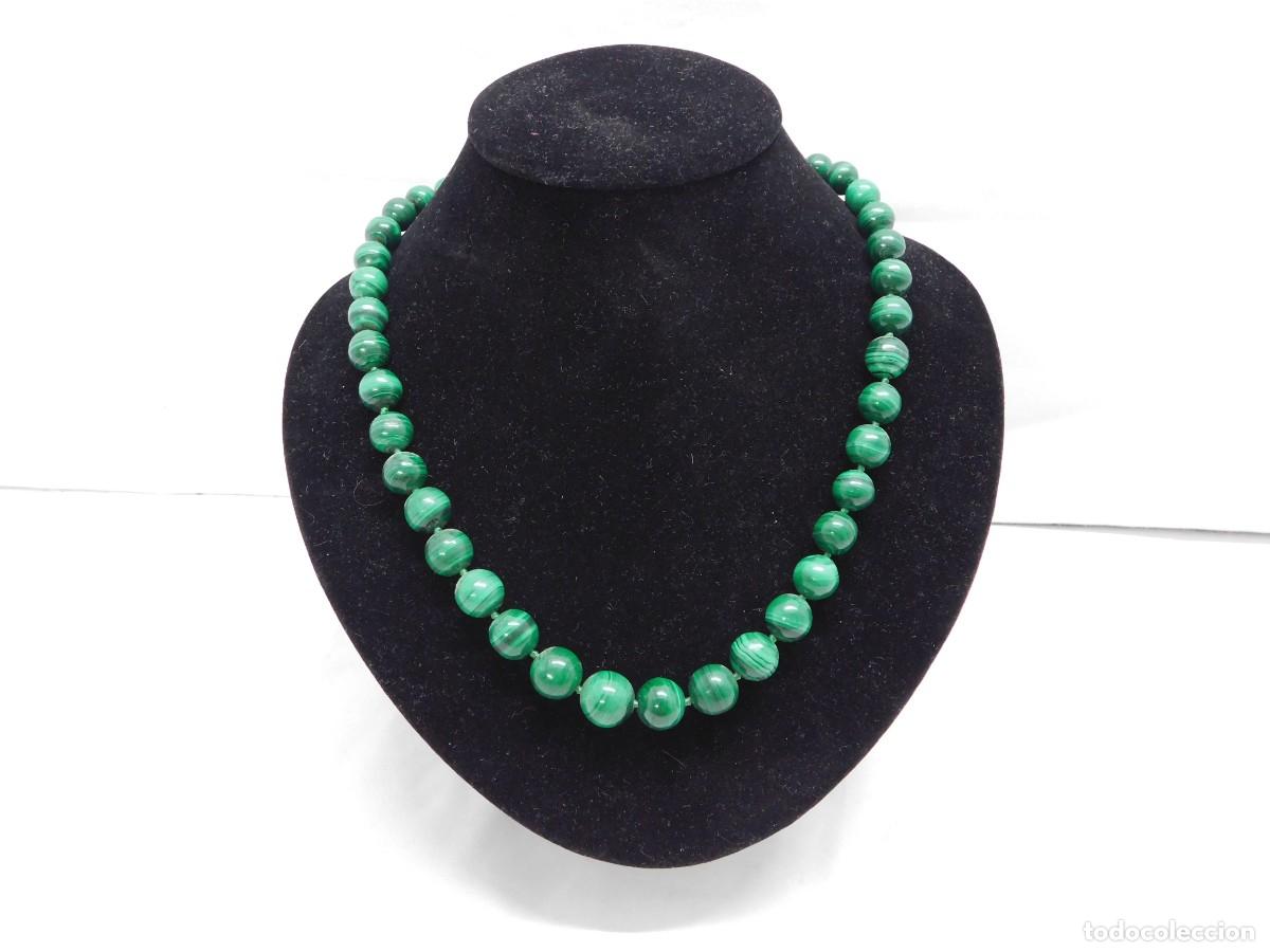 Joyeria: COLLAR MALAQUITA Y ORO - Foto 1