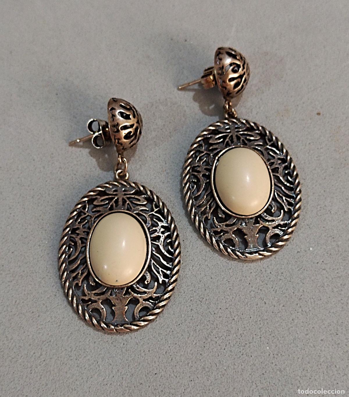Joyeria: Pendientes de plata 800 mil&eacute;simas. - Foto 1