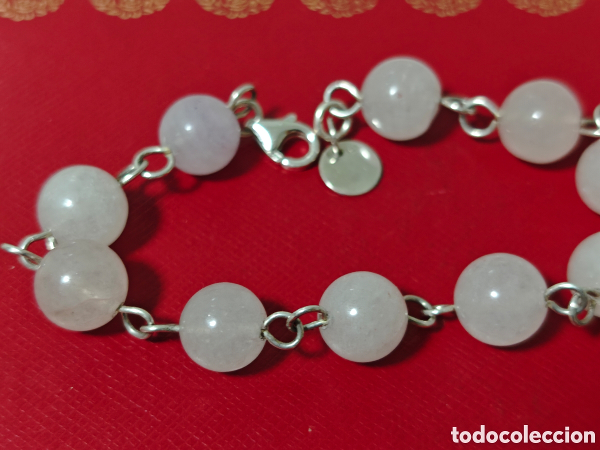 Joyeria: Pulsera de plata de ley y piedras naturales - Foto 3