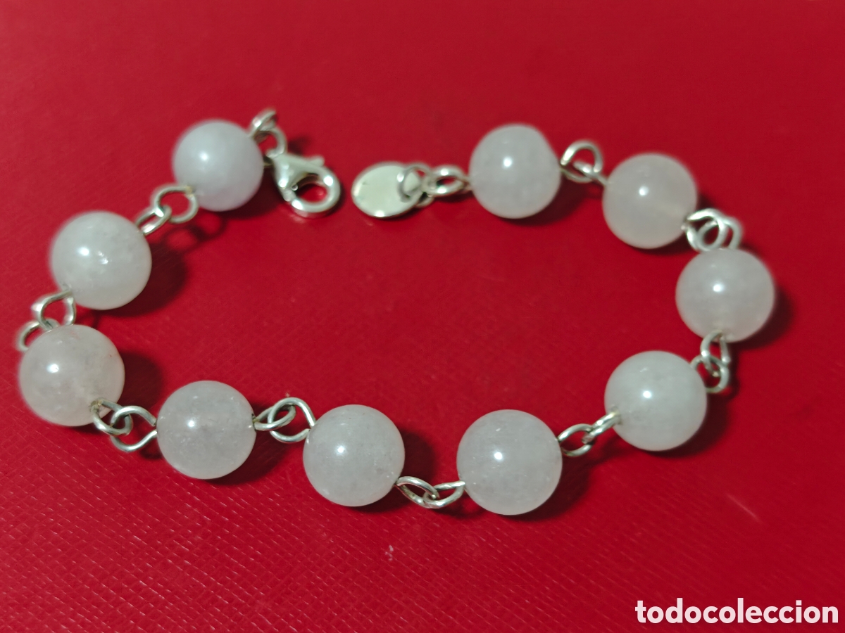 Joyeria: Pulsera de plata de ley y piedras naturales - Foto 4