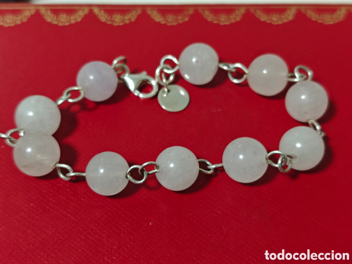 Joyeria: Pulsera de plata de ley y piedras naturales - Foto 6