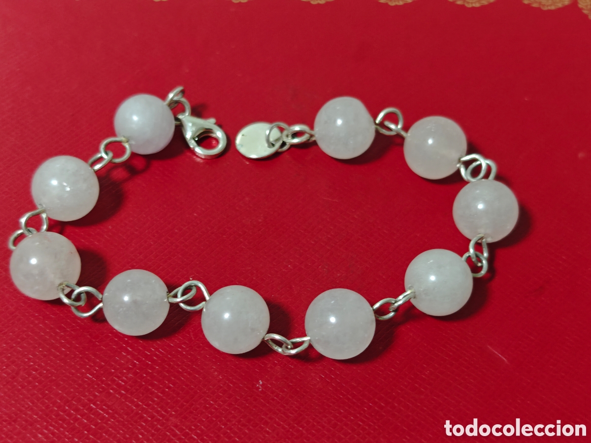 Joyeria: Pulsera de plata de ley y piedras naturales - Foto 1