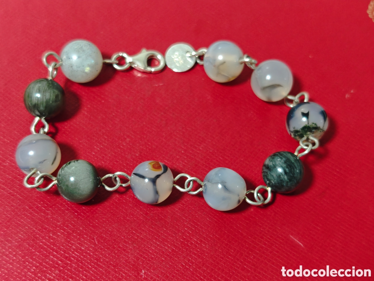 Joyeria: Pulsera en plata de ley y piedras naturales - Foto 5
