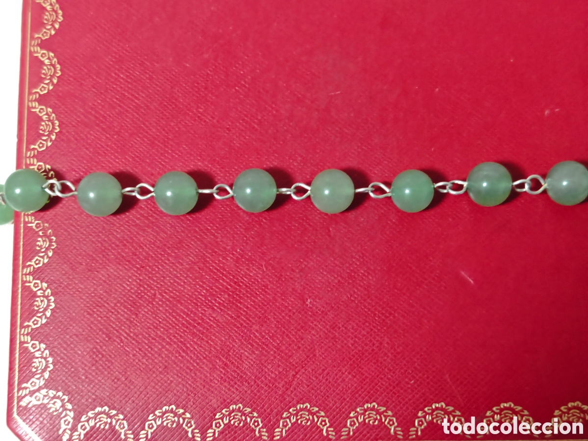 Joyeria: Pulsera en plata de ley y piedras Jade - Foto 9